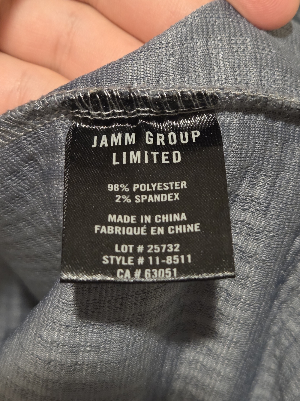 Julian & Mark Gray Waffle Knit Short Sleeve Button-Up Shirt - Picture 3 of 8